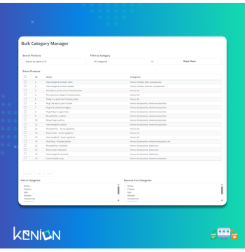 Bulk Product Category Manager
