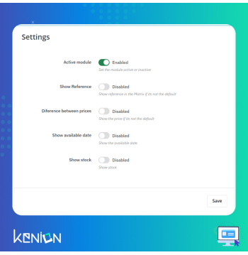 MatrixCombinations – Compra rápida por combinaciones - Prestashop